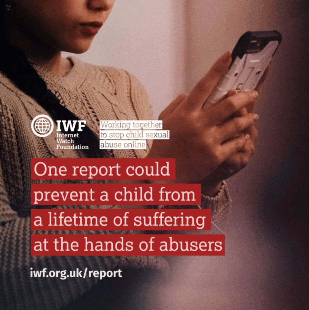 IWF report graphic on Trust and safety